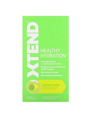 Xtend, Healthy Hydration, Lemon Lime, 15 Stick Packs, 8.6 g (0.3 oz) Each Xtend, Healthy Hydration, Lemon Lime, 15 Stick Packs, 8.6 g (0.3 oz) Each