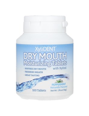 XyliDENT, Dry Mouth, Moisturizing Tablets with Xylitol, Mint, 100 tablets XyliDENT, Dry Mouth, Moisturizing Tablets with Xylitol, Mint, 100 tablets