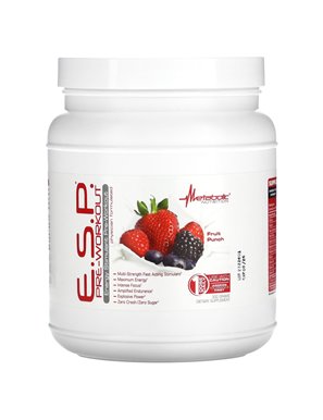 Metabolic Nutrition, E.S.P. Pre-Workout, Fruit Punch, 300 g Metabolic Nutrition, E.S.P. Pre-Workout, Fruit Punch, 300 g