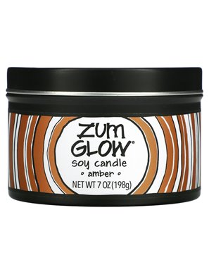 ZUM, Gloss, Sojakerze, Bernstein, 7 oz (198 g) ZUM, Gloss, Sojakerze, Bernstein, 7 oz (198 g)