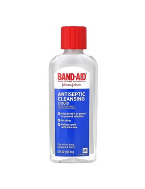 Band Aid, Antiseptic Cleansing Liquid, 6 fl oz (177 ml)