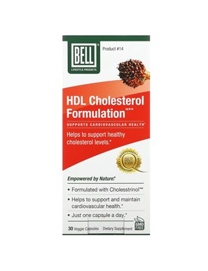 Bell Lifestyle, HDL-Cholesterin-Formel, 30 vegetarische Kapseln