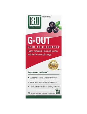 Bell Lifestyle, G-Out, Uric Acid Control, 60 Veggie Capsules Bell Lifestyle, G-Out, Uric Acid Control, 60 Veggie Capsules