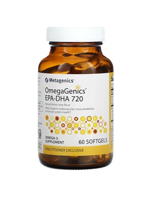 Metagenics, OmegaGenics EPA-DHA 720, Natural Lemon Lime, 60 Softgels Metagenics, OmegaGenics EPA-DHA 720, Natural Lemon Lime, 60 Softgels