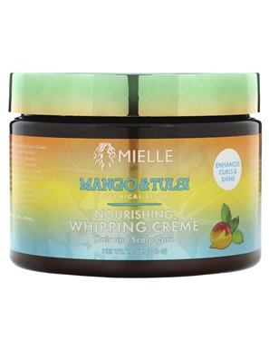 Mielle, Nourishing, Whipping Creme, Mango & Tulsi, 12 oz (340 g) Mielle, Nourishing, Whipping Creme, Mango & Tulsi, 12 oz (340 g)