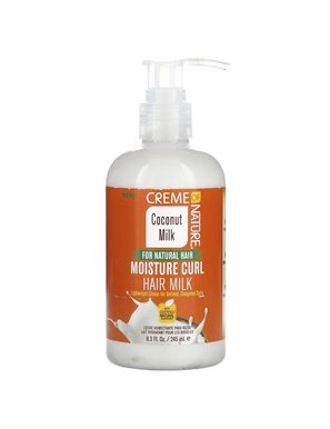 Creme Of Nature, Moisture Curl Hair Milk, For Natural Hair, Coconut Milk, 8.3 fl oz (245 ml) Creme Of Nature, Moisture Curl Hair Milk, For Natural Hair, Coconut Milk, 8.3 fl oz (245 ml)