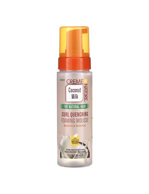 Creme Of Nature, Coconut Milk, Curl Quenching Foaming Mousse, For Natural Hair, 7 fl oz (207 ml) Creme Of Nature, Coconut Milk, Curl Quenching Foaming Mousse, For Natural Hair, 7 fl oz (207 ml)