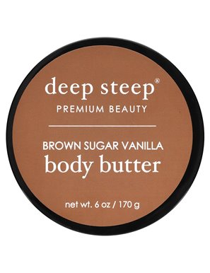 Deep Steep, Körperbutter, brauner Zucker und Vanille, 6 oz (170 g) Deep Steep, Körperbutter, brauner Zucker und Vanille, 6 oz (170 g)