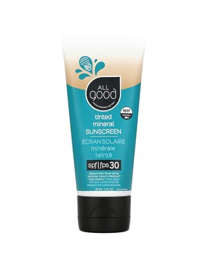 All Good Products, getönter mineralischer Sonnenschutz, LSF 30, 3 fl oz (89 ml) All Good Products, getönter mineralischer Sonnenschutz, LSF 30, 3 fl oz (89 ml)