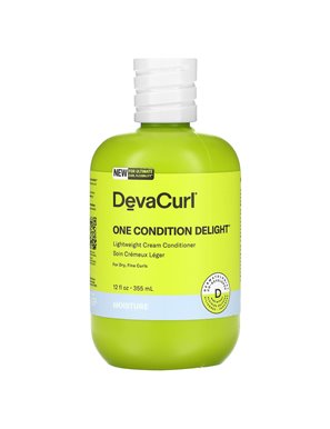 DevaCurl, One State of Pleasure, Leichte cremige Spülung, für trockene, feine Locken, 12 oz (355 ml)