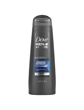 Dove, Men+Care, 2 w 1, Szampon + Odżywka, Młodzieńczy Odświeżacz, 12 uncji (355 ml)