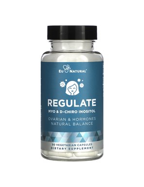 Eu Natural, Regulate, MYO & D-Chiro Inositol, 90 Vegetarian Capsules Eu Natural, Regulate, MYO & D-Chiro Inositol, 90 Vegetarian Capsules