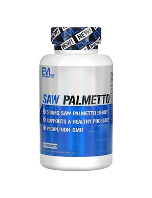 EVLution Nutrition, Saw Palmetto, 500 mg, 60 Vegetarian Capsules EVLution Nutrition, Saw Palmetto, 500 mg, 60 Vegetarian Capsules