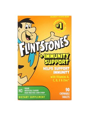 Flintstones, Children´s Multivitamin, Plus Immunity Support, 90 Chewable Tablets Flintstones, Children´s Multivitamin, Plus Immunity Support, 90 Chewable Tablets
