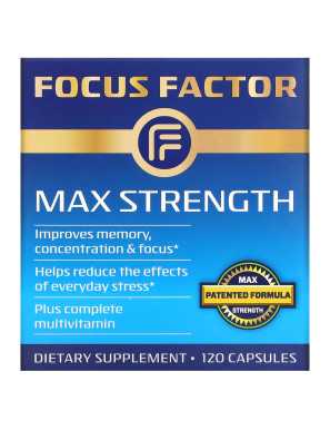 Focus Factor, Maximum Strength, 120 Capsules Focus Factor, Maximum Strength, 120 Capsules