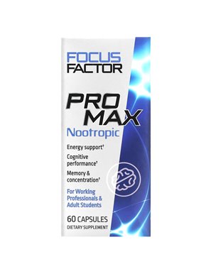 Focus Factor, Pro Max Nootropic, 60 Capsules Focus Factor, Pro Max Nootropic, 60 Capsules