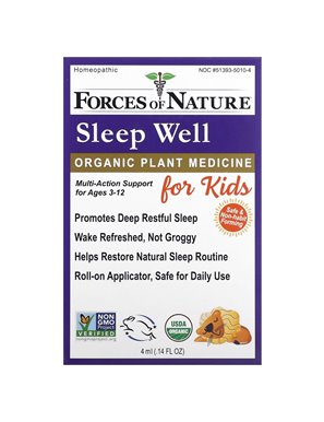 Forces of Nature, Schlaf gut, organische Pflanzenheilkunde, für Kinder, 0,14 fl oz (4 ml) Forces of Nature, Schlaf gut, organische Pflanzenheilkunde, für Kinder, 0,14 fl oz (4 ml)