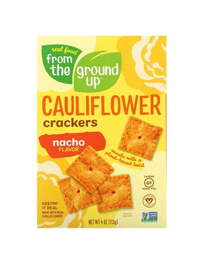 From The Ground Up, Blumenkohlcracker, Nacho, 4 oz (113 g) From The Ground Up, Blumenkohlcracker, Nacho, 4 oz (113 g)