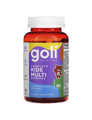 Goli Nutrition, Complete Multi für Kinder, 80 Stk.