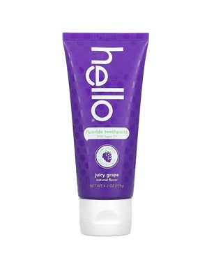 Hello, Kids, Fluoridated Toothpaste, Crazy Grape, 4.2 oz (119 g)