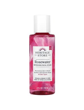 Heritage Store, Rose Water, Refreshing Facial Fluid, 4 oz (118 ml)