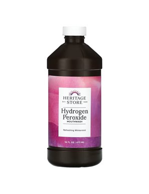Heritage Store, Hydrogen Peroxide Mouthwash, Refreshing Wintermint, 16 fl oz (473 ml) Heritage Store, Hydrogen Peroxide Mouthwash, Refreshing Wintermint, 16 fl oz (473 ml)