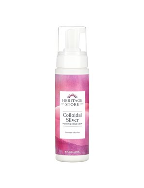 Heritage Store, Colloidal Silver, Foaming Hand Soap, 8 fl oz (237 ml) Heritage Store, Colloidal Silver, Foaming Hand Soap, 8 fl oz (237 ml)