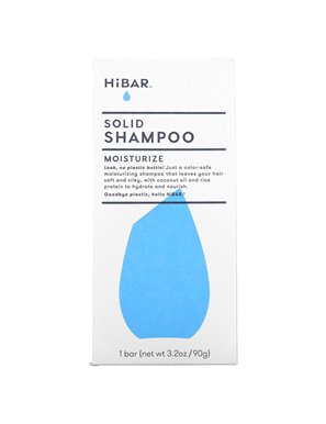 HiBAR, Szampon w Kostce, Nawilżenie, 1 sztuka, 3.2 uncji (90 g)