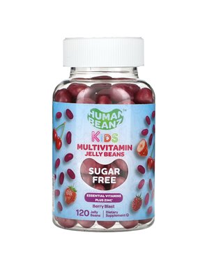 Human Beanz, Kids, Multivitamin Jelly Beans, Sugar Free, Berry Blast, 120 Jelly Beans Human Beanz, Kids, Multivitamin Jelly Beans, Sugar Free, Berry Blast, 120 Jelly Beans