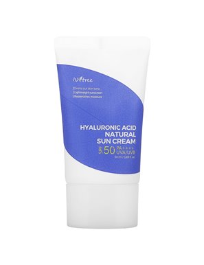 ISNtree, Hyaluronic Acid Natural Sun Cream, SPF 50+ PA++++, 1.69 fl oz (50 ml)