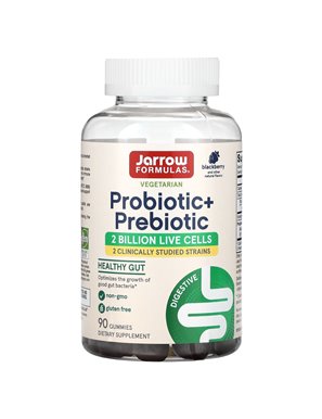 Jarrow Formulas, Probiotika + Präbiotika, Blaubeere, 2 Milliarden, 90 Gummi-Gelee