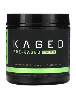 Powaga, PRE-KAGED, Bezstimulacyjny Pre-Trening, Wiśniowa Bomba, 1,23 funta (558 g) Powaga, PRE-KAGED, Bezstimulacyjny Pre-Trening, Wiśniowa Bomba, 1,23 funta (558 g)