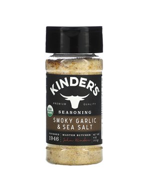 KINDER'S, Rauchiges Knoblauch- und Meersalzgewürz, 4 oz (113 g)