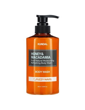 Kundal, Honey & Macadamia, Refreshing Body Shampoo, Fuzzy Navel, 16.90 oz (500 ml)