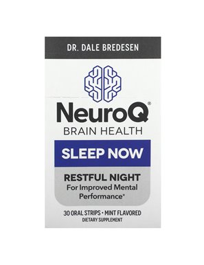 LifeSeasons, NeuroQ  Brain Health, Sleep Now, Mint, 30 Oral Strips