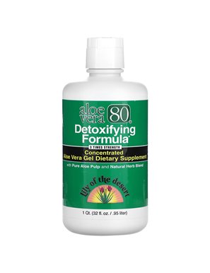 Lily of the Desert, Aloe Vera 80, Detoxifying Formula, 32 fl oz (0.95 l) Lily of the Desert, Aloe Vera 80, Detoxifying Formula, 32 fl oz (0.95 l)