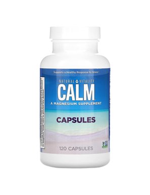Natural Vitality, Calm, Magnesium, 120 Capsules