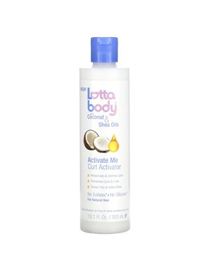 Lottabody, Activate Me, Lockenaktivator mit Kokos- und Sheaöl, 10,1 fl oz (300 ml) Lottabody, Activate Me, Lockenaktivator mit Kokos- und Sheaöl, 10,1 fl oz (300 ml)