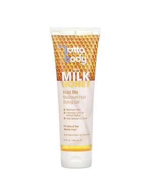 Lottabody, Hold Me, Styling-Gel mit maximalem Halt mit Milch und Honig, 8,4 fl oz (248,4 ml)