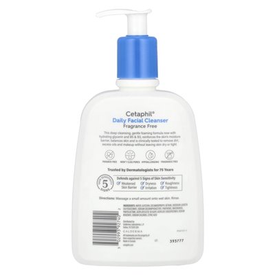 Cetaphil, Tägliche Gesichtsreinigung, ohne Duftstoffe, 16 Oz (473 ml)