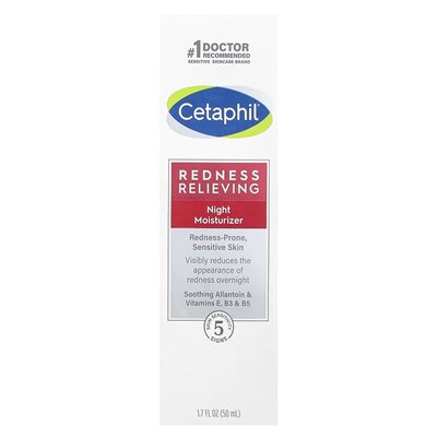 Cetaphil, Redness Relief, Nighttime Moisturizer, 1.7 fl oz (50 g)