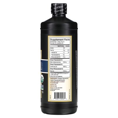 Barlean's, Organic Lignan Lopt Oil, 32 Fl Oz (946 ml)