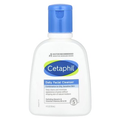 Cetaphil Daily Facial Cleanser, 4 fl oz (118 ml)