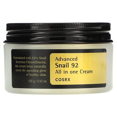 COSRX, Advanced Slail 92, All In One Cream, 3.52 oz (100 g)