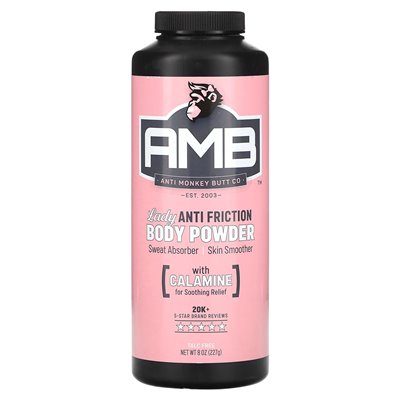 Anti Monkey Butt, Lady Anti Friction Body Powder, 8 oz (227 g) Anti Monkey Butt, Lady Anti Friction Body Powder, 8 oz (227 g)