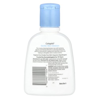 Cetaphil, delikatny środek do czyszczenia skóry, bez zapachu, 4 fl oz (118 ml) Cetaphil, delikatny środek do czyszczenia skóry, bez zapachu, 4 fl oz (118 ml)