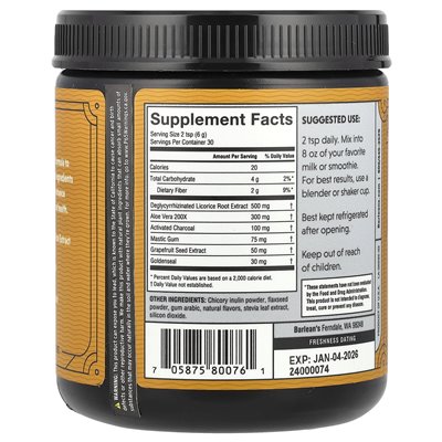 Barlean's Magenreparatur Vanille-Chai 6,35 oz (180 g)