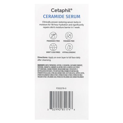 Cetaphil Ceramide Serum, parfümfrei, 1 fl oz (30 ml)