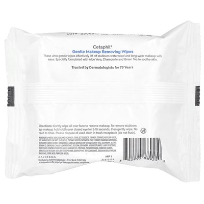 Cetaphil Gentle Makeup Remover Wipes 25 Pre-Launched Wipes