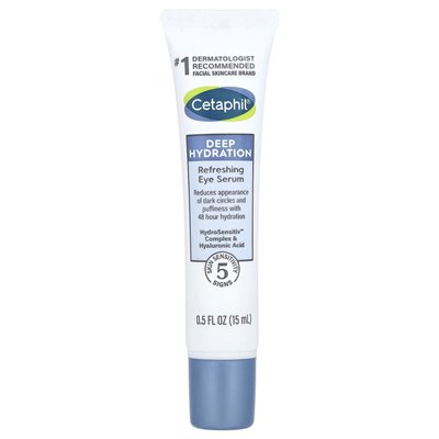 Cetaphil, głębokie nawodnienie, odświeżająca surowica oczu, bez zapachu, 0,5 fl oz (15 ml) Cetaphil, głębokie nawodnienie, odświeżająca surowica oczu, bez zapachu, 0,5 fl oz (15 ml)